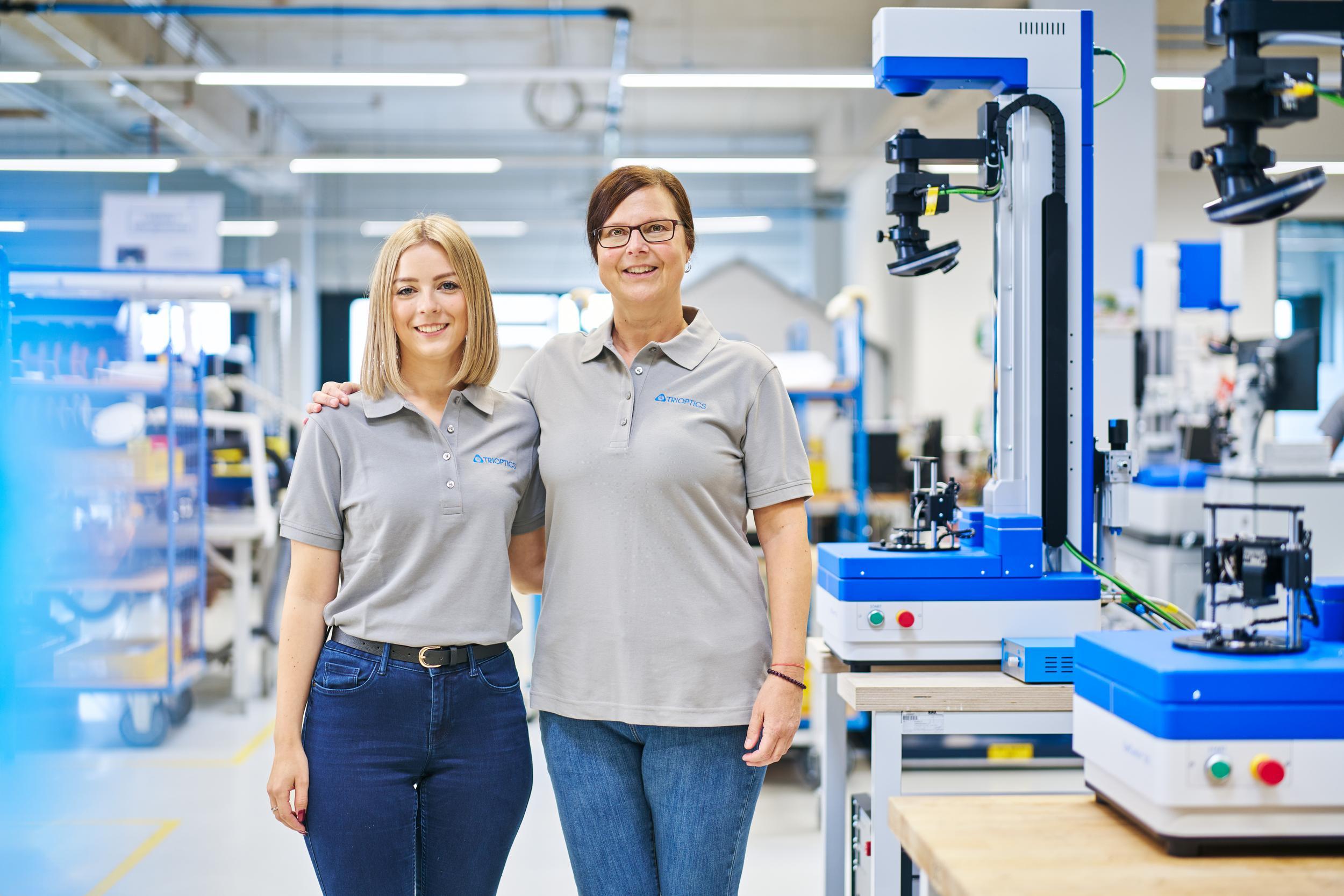 TRIOPTICS employees in production