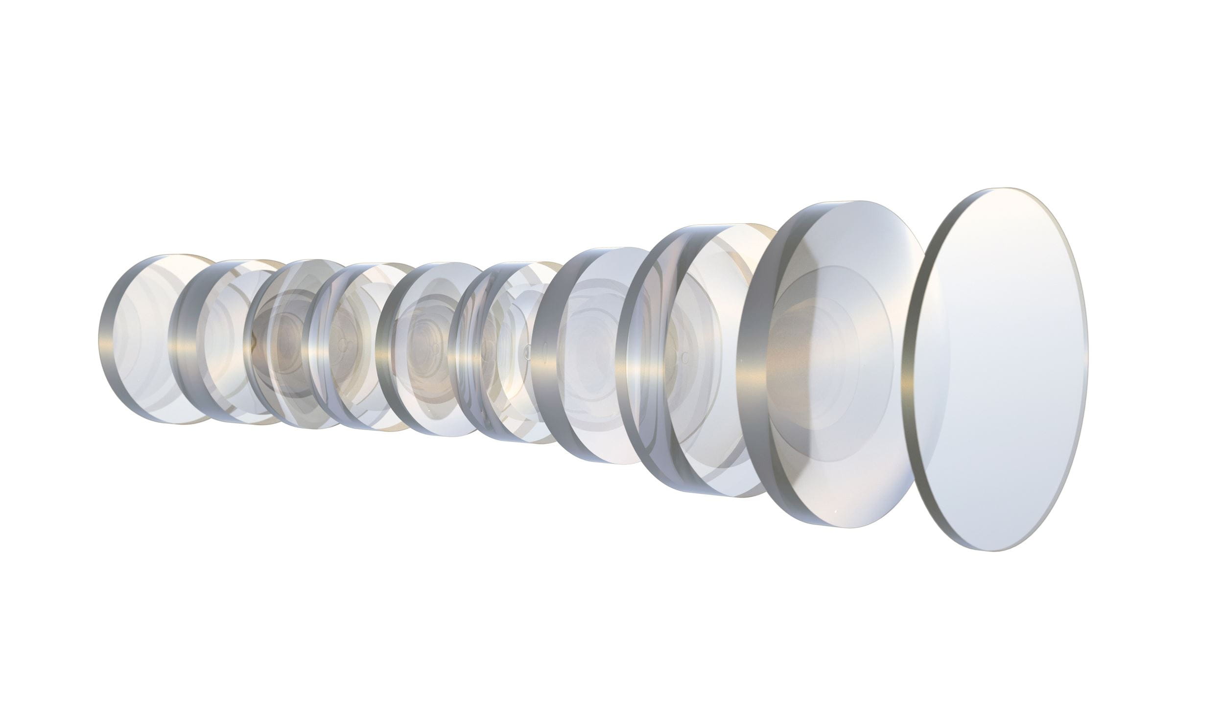 Several glass lens camera