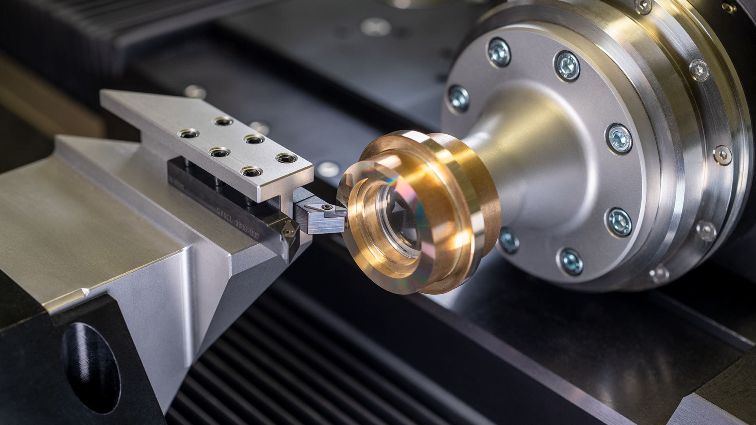 ATS C detail lathe centering mounted lens